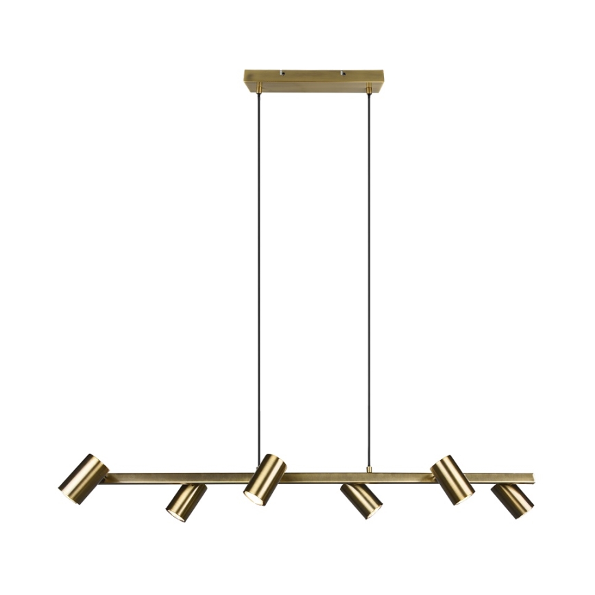 Trio - Rippvalgusti MARLEY kaabliga 6xGU10/35W/230V messing