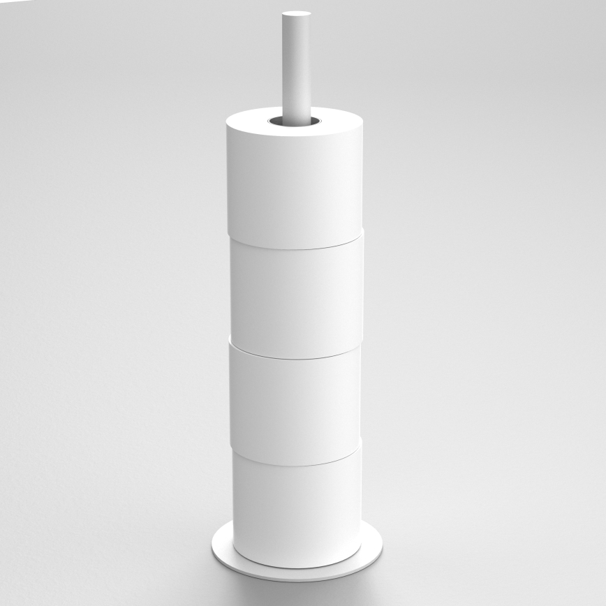 Tualettpaberihoidja  51 cm valge