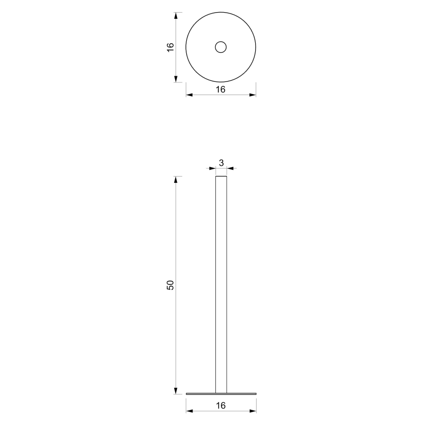 Tualettpaberihoidja  51 cm valge