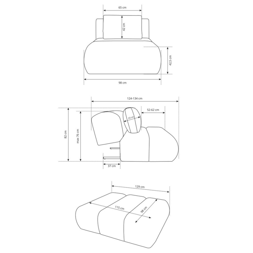 Tugitool FANO, kreemjas