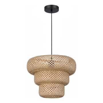 TULUM kaabliga rippvalgusti 1xE27/15W/230V, läbimõõt 35 cm, bambusest