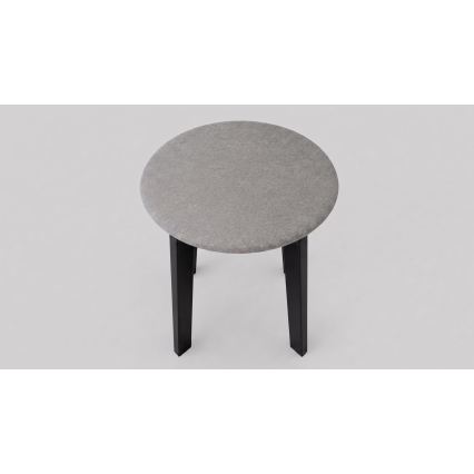 Tumba KUBE, läbimõõt 36 cm, must/hall