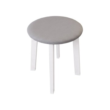 Tumba KUBE, läbimõõt 36 cm, valge/hall