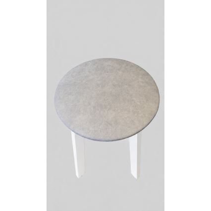 Tumba KUBE läbimõõt 36 cm valge/kreemjas