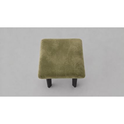 Tumba LUBE 36x36 cm must/roheline