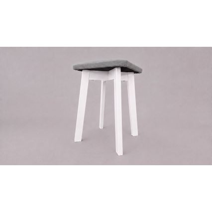 Tumba LUBE 36x36 cm valge/hall