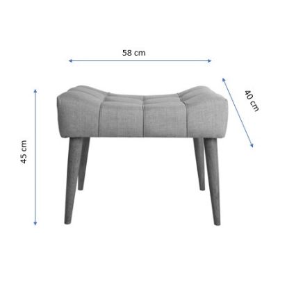 Tumba LUMI 40x58 cm, kollane