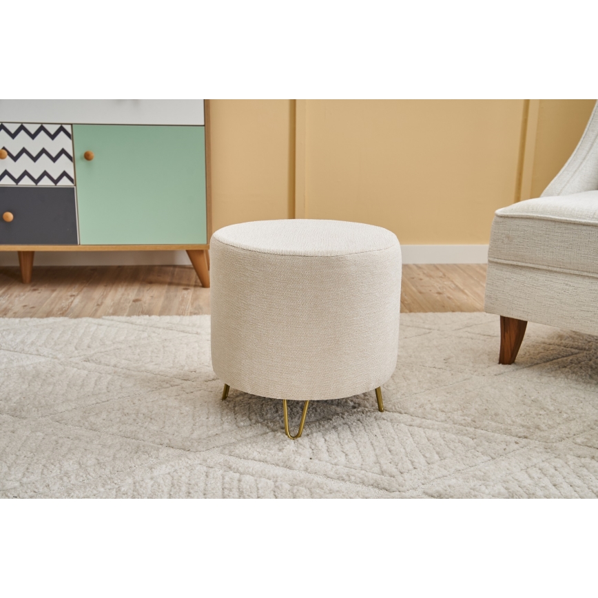 Tumba NANI, läbimõõt 40 cm, kreemjas