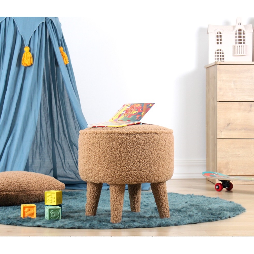 Tumba PIXI, läbimõõduga 38 cm, pruun