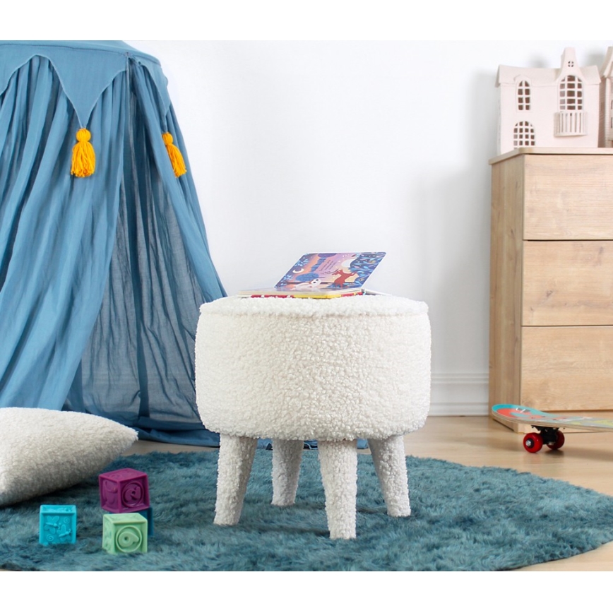 Tumba PIXI, läbimõõt 38 cm, valge
