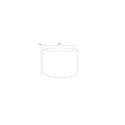 Tumba RABO, läbimõõt 58 cm, beež