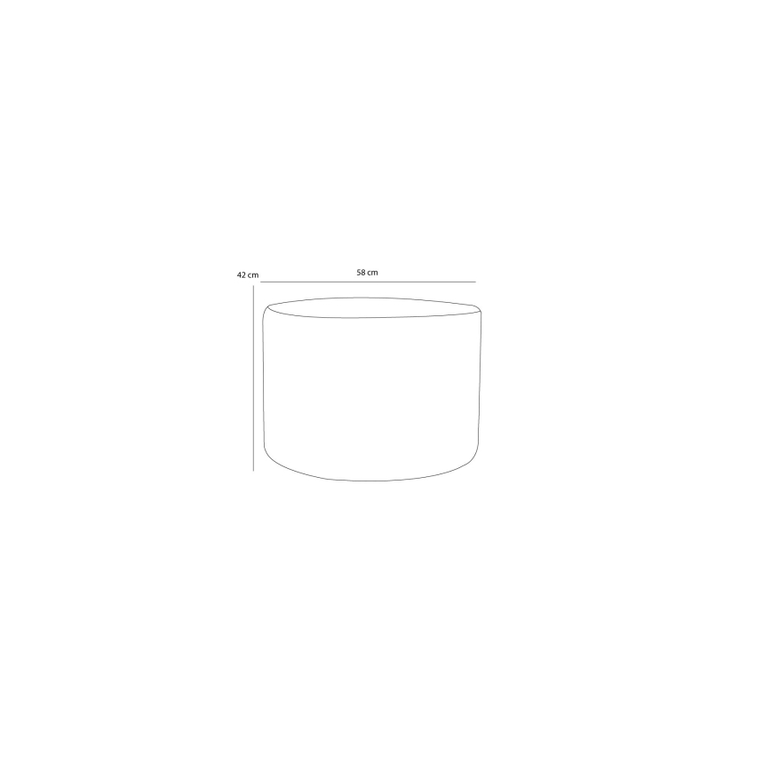 Tumba RABO, läbimõõt 58 cm, kollane