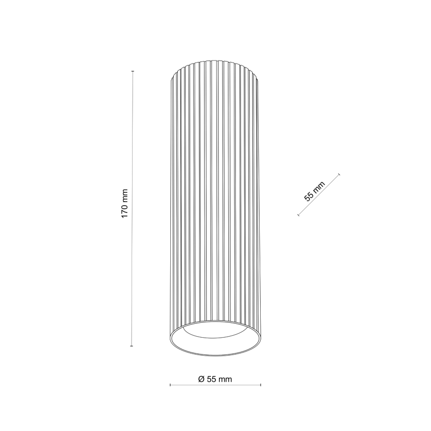 TUNE M suunatav valgusti 1xGU10/10W/230V, 17 cm, pruun