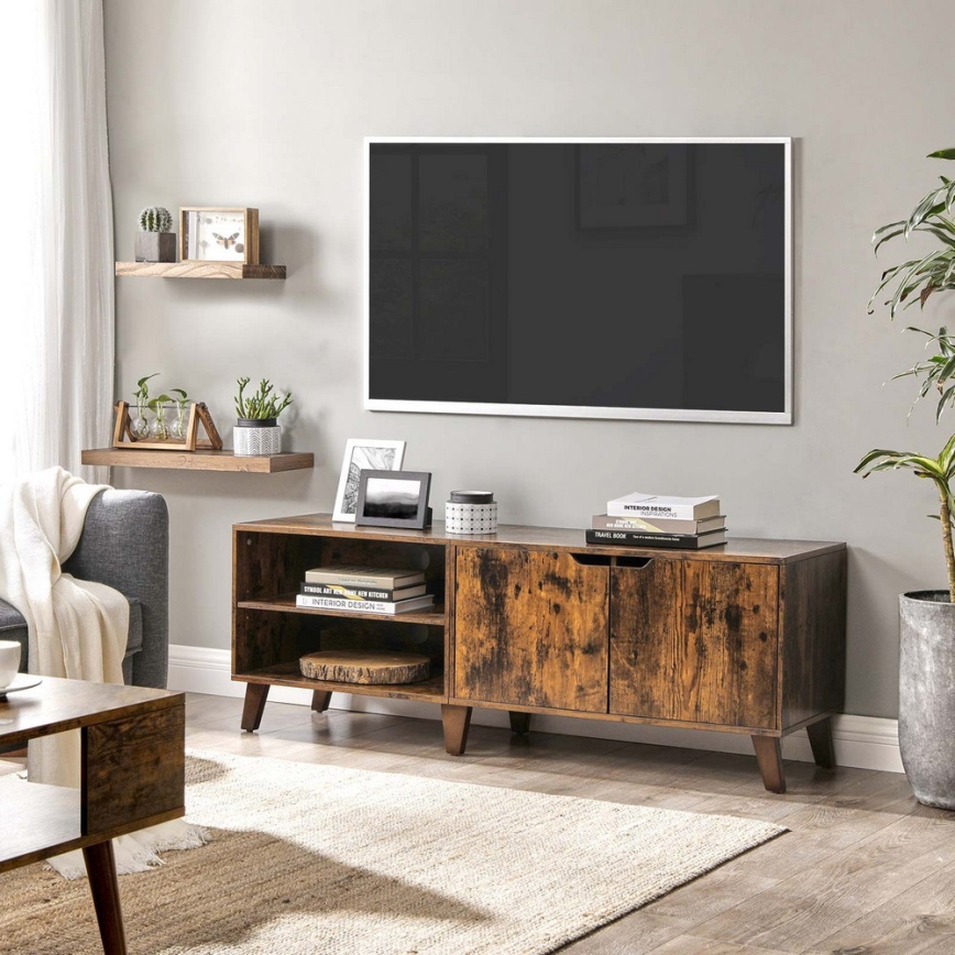TV-alus BASTOR pruun/must