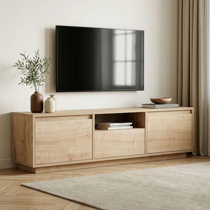 TV-alus KREDE 160x30 cm tamm