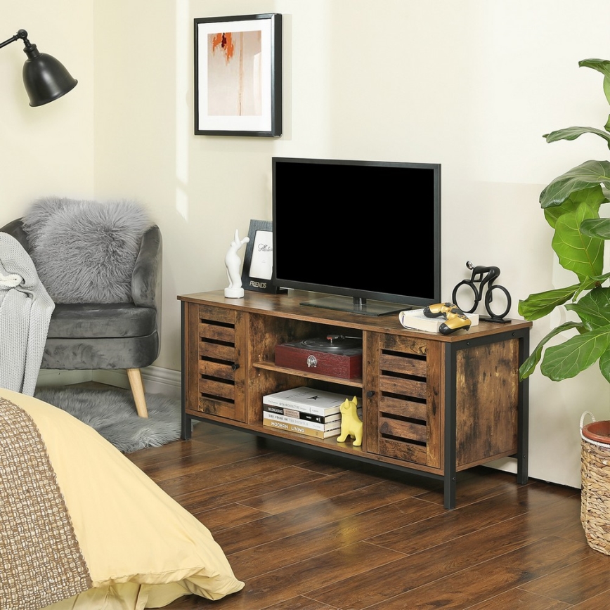TV-alus VOLTAR pruun/must