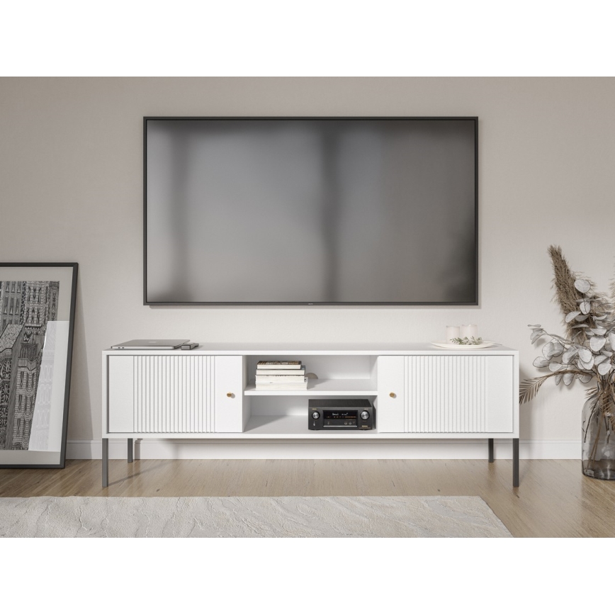 TV-kapp LUE valge/must