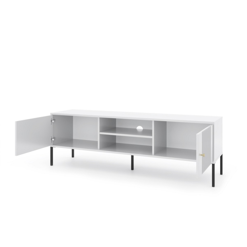 TV-kapp LUE valge/must