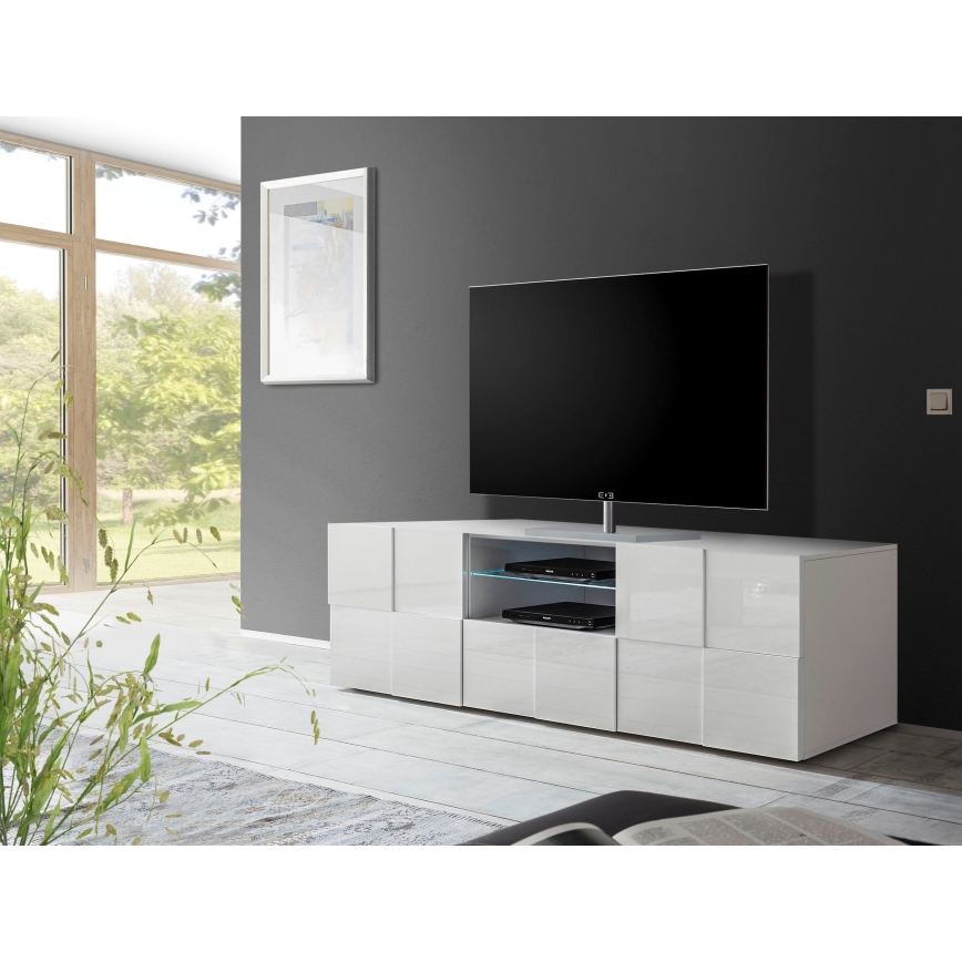 TV-kapp SERIAN, valge