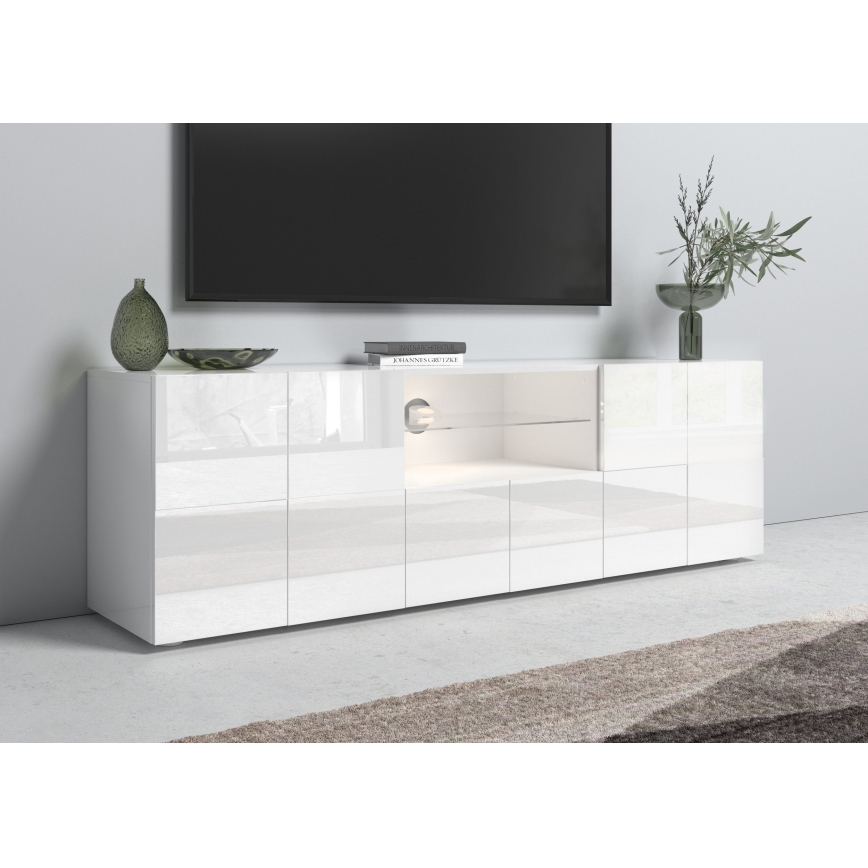 TV-kapp SERIAN, valge