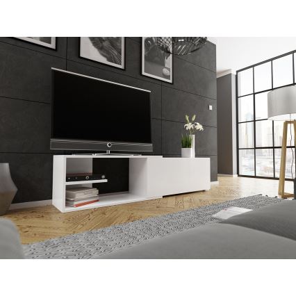 TV laud CLIF 40x180 cm valge