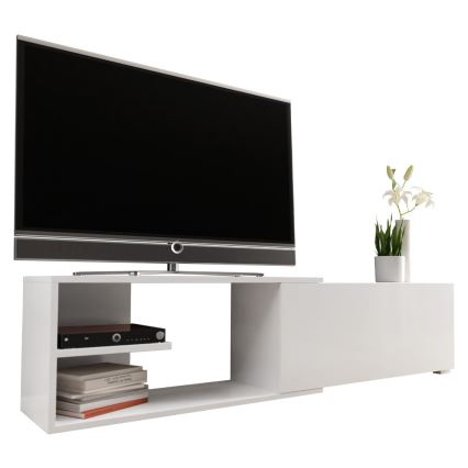 TV laud CLIF 40x180 cm valge