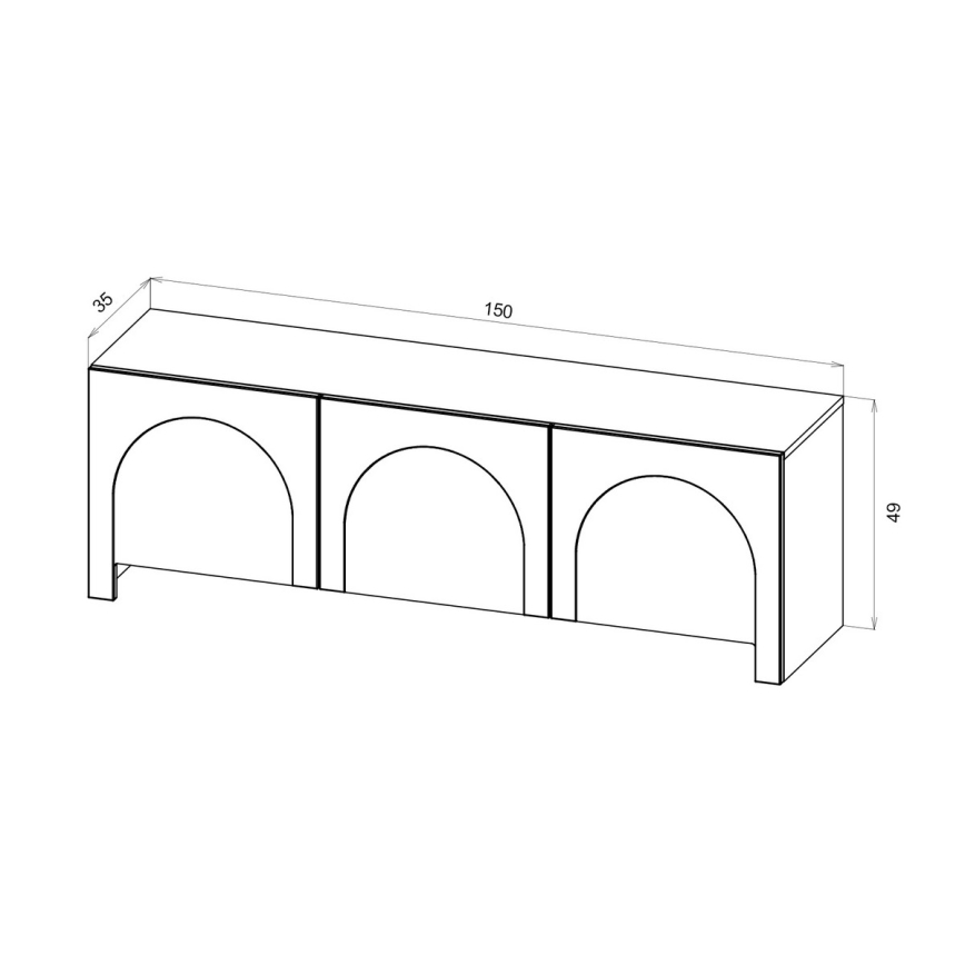 TV-laud NIO kašmiir/beež