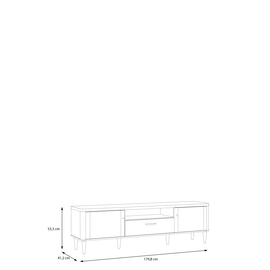 TV-laud VIRO pruun/beež