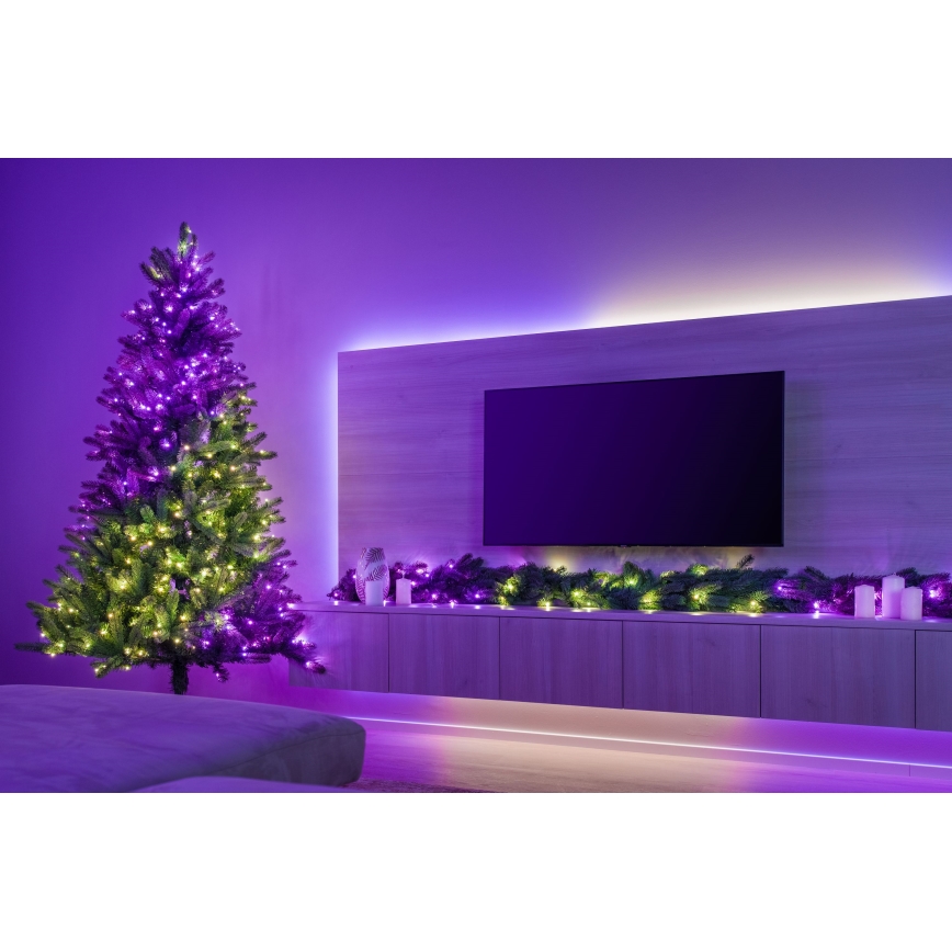 Twinkly - LED RGBW dimmerdatav Christmas decoration GARLAND 50xLED 2,7 m Wi-Fi