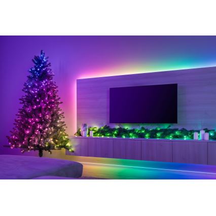 Twinkly - LED RGBW dimmerdatav Christmas decoration GARLAND 50xLED 2,7 m Wi-Fi