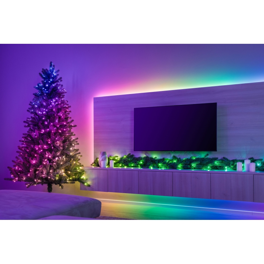 Twinkly - LED RGBW dimmerdatav Christmas decoration GARLAND 50xLED 2,7 m Wi-Fi