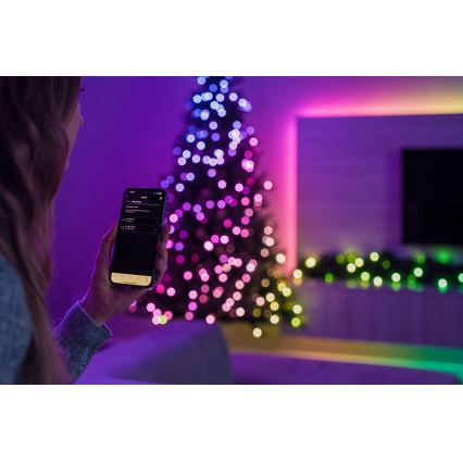 Twinkly - LED RGBW hämardatav jõulukaunistus GARLAND 50xLED 2,7 m Wi-Fi