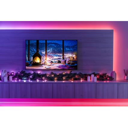 Twinkly - LED RGBW hämardatav jõulukaunistus GARLAND 50xLED 2,7 m Wi-Fi