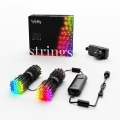 Twinkly - LED RGB Väli hämardatav jõuluteemaline valguskett STRINGS 250xLED 23,5m IP44 Wi-Fi