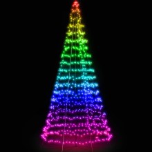 Twinkly - LED RGB Väli jõuluteemaline valguspuu LIGHT TREE 300xLED 2m IP44 Wi-Fi