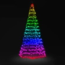 Twinkly - LED RGB Väli jõuluteemaline valguspuu LIGHT TREE 450xLED 3m IP44 Wi-Fi