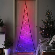 Twinkly - LED RGB Väli jõuluteemaline valguspuu LIGHT TREE 70xLED IP44 Wi-Fi