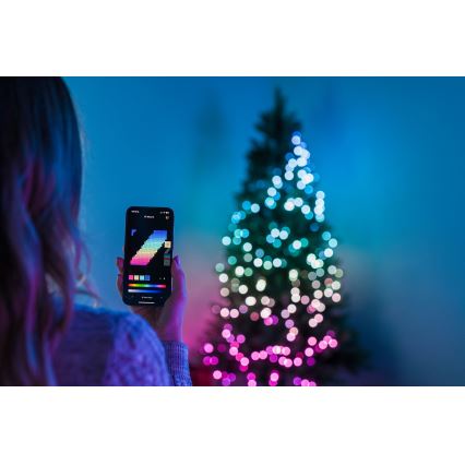 Twinkly - LED RGBW Hägusatusvõimega Jõulupuu TREE 435xLED 2,1 m Wi-Fi