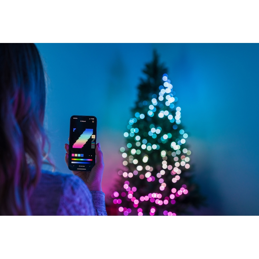Twinkly - LED RGBW Hägusatusvõimega Jõulupuu TREE 435xLED 2,1 m Wi-Fi