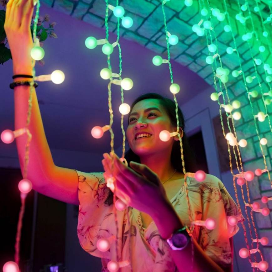 Twinkly - Dekoratiivsed silikoonist lõppotsad MINI CAPS 100 tk