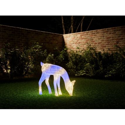 Twinkly - LED RGBW Hämardatav väli jõuluteemaline põhjapõder REINGEERS 160xLED IP44 Wi-Fi