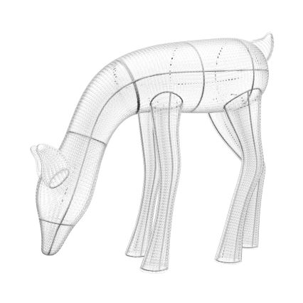 Twinkly - LED RGBW Hämardatav väli jõuluteemaline põhjapõder REINGEERS 160xLED IP44 Wi-Fi