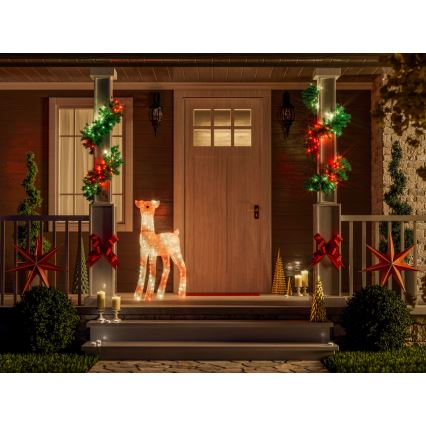 Twinkly - hämardatav RGBW LED väljas kasutatav jõulupõder REINGEERS 200xLED IP44 Wi-Fi