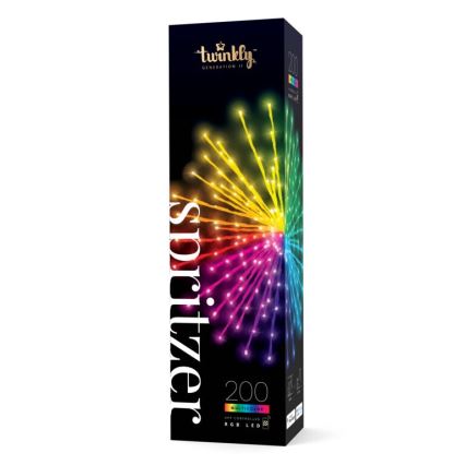 Twinkly - LED RGB Väli hämardatav jõulutäht SPRITZER 200xLED IP44 Wi-Fi