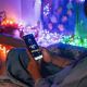 Twinkly - LED RGB Väli hämardatav jõuluteemaline valguskett CLUSTER 400xLED 9,5m IP44 Wi-Fi