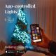 Twinkly - LED RGB Väli hämardatav jõuluteemaline valguskett CLUSTER 400xLED 9,5m IP44 Wi-Fi