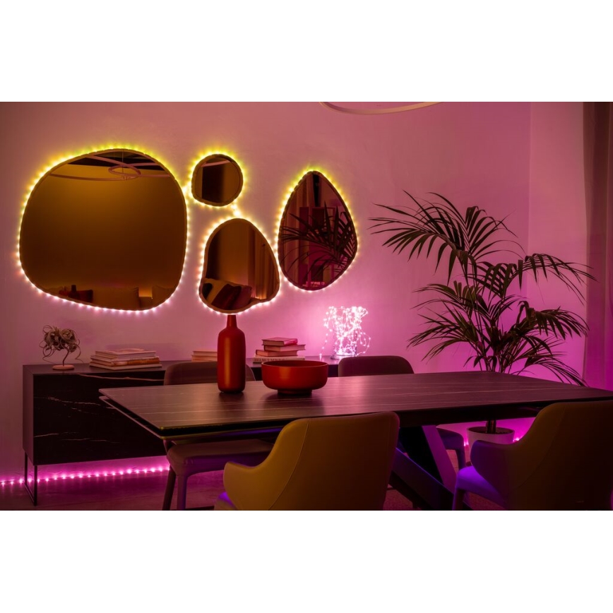 Twinkly - LED RGB Hämardatav valgusriba DOTS 60xLED 3 m Wi-Fi USB