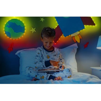 Twinkly - LED RGB Hämardatav valgusriba DOTS 60xLED 3 m Wi-Fi USB