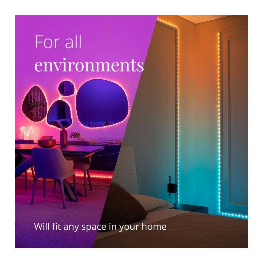 Twinkly - LED RGB Hämardatav valgusriba DOTS 60xLED 3 m Wi-Fi USB