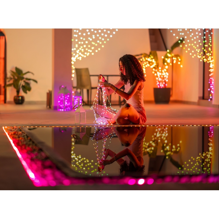 Twinkly - LED RGB Dimmable Christmas Lights DOTS 60xLED 7 m USB Wi-Fi